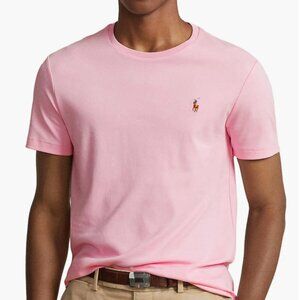 Ralph Lauren Light Pink Tee Custom Slim Fit Size Medium
